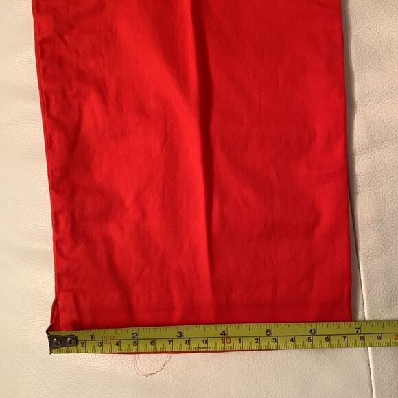 Nautica Red Cotton Blend Women’s Stretch  Pants Size 12 - Picture 8 of 12